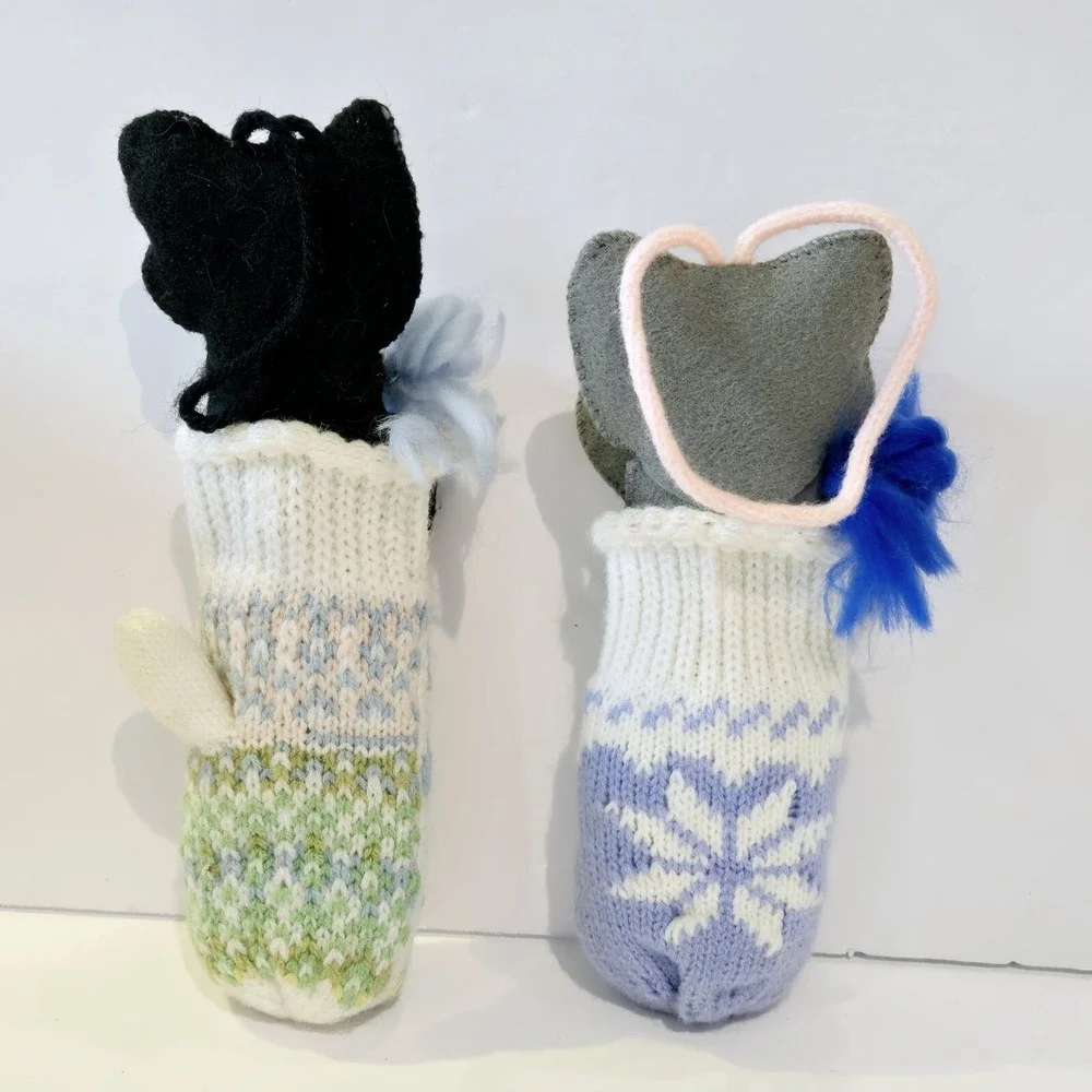 Handmade vintage felt